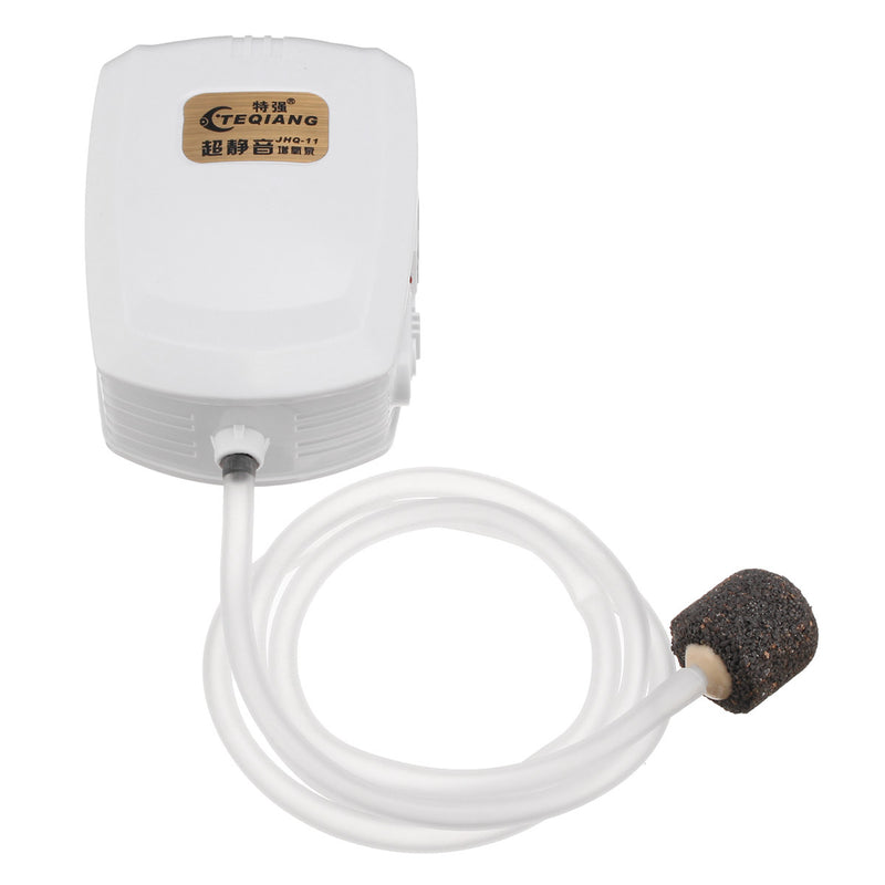 Aqua Silent Aerator Aquarium Air Oxygen Pump Water Pond Fish Fountain Single Outlet