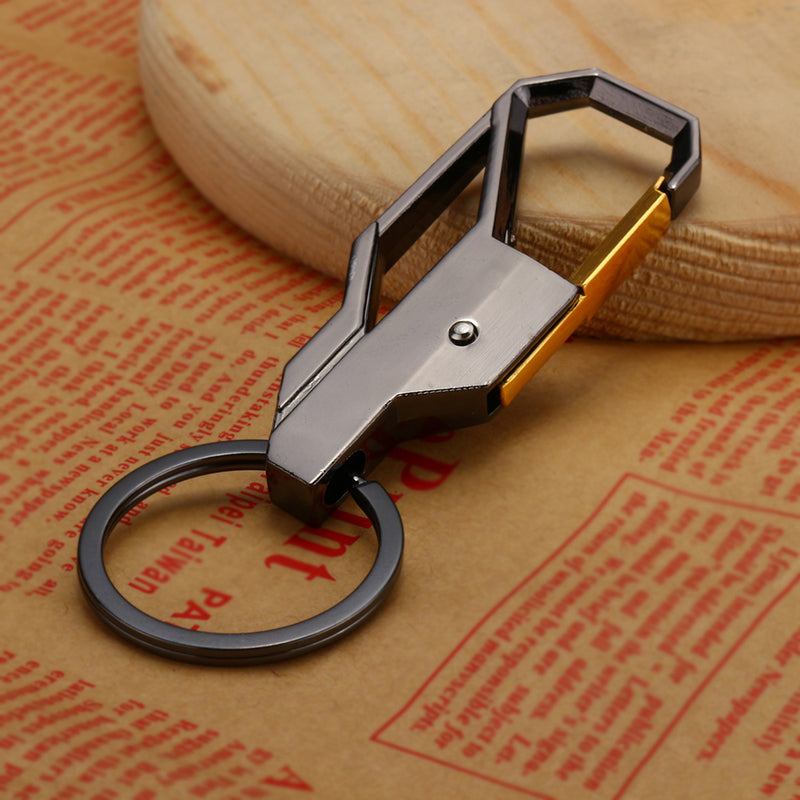 Buckle Carabiner Keychain Car Motorcycle Key Ring Clip Hook Metal Outdoor