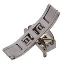Stainless steel security folding clasp polished for watchband 18mm U5C9