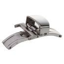 Stainless steel security folding clasp polished for watchband 18mm U5C9