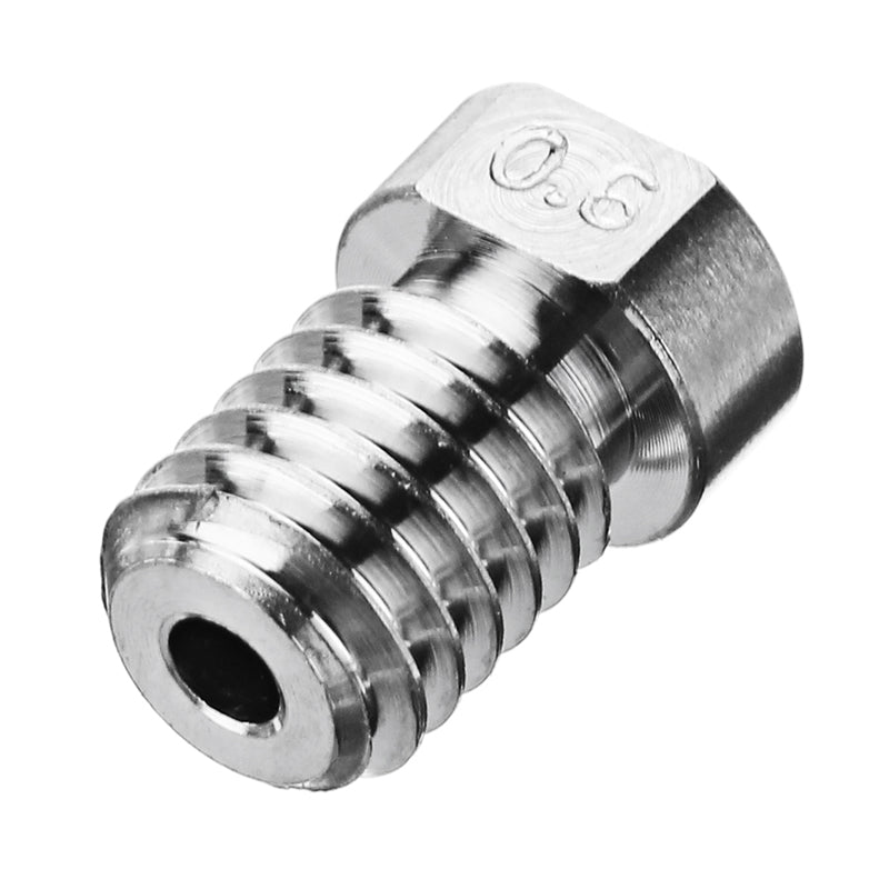 3Pcs 0.6mm Titanium Alloy M6 Thread Nozzle for 3D Printer