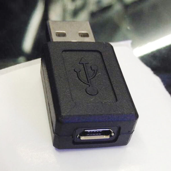 USB A Male to Mini USB Female Adapter (Black) R6F6