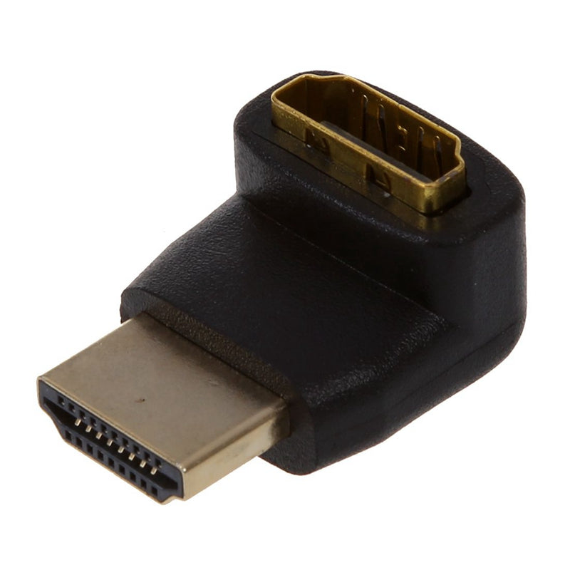 Three (3) Pack of HDMI 270 Degree/Right Angle Connectors/Adapters M5G9