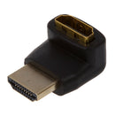 Three (3) Pack of HDMI 270 Degree/Right Angle Connectors/Adapters L6N3