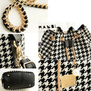 Women bag chains fashion bucket bag canvas patchwork women shoulder bag mes E8Y9