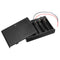 9V 6X AA Battery Holder Case Box Storage Slot w/ Wire Lead Cover Switch ON/OFF