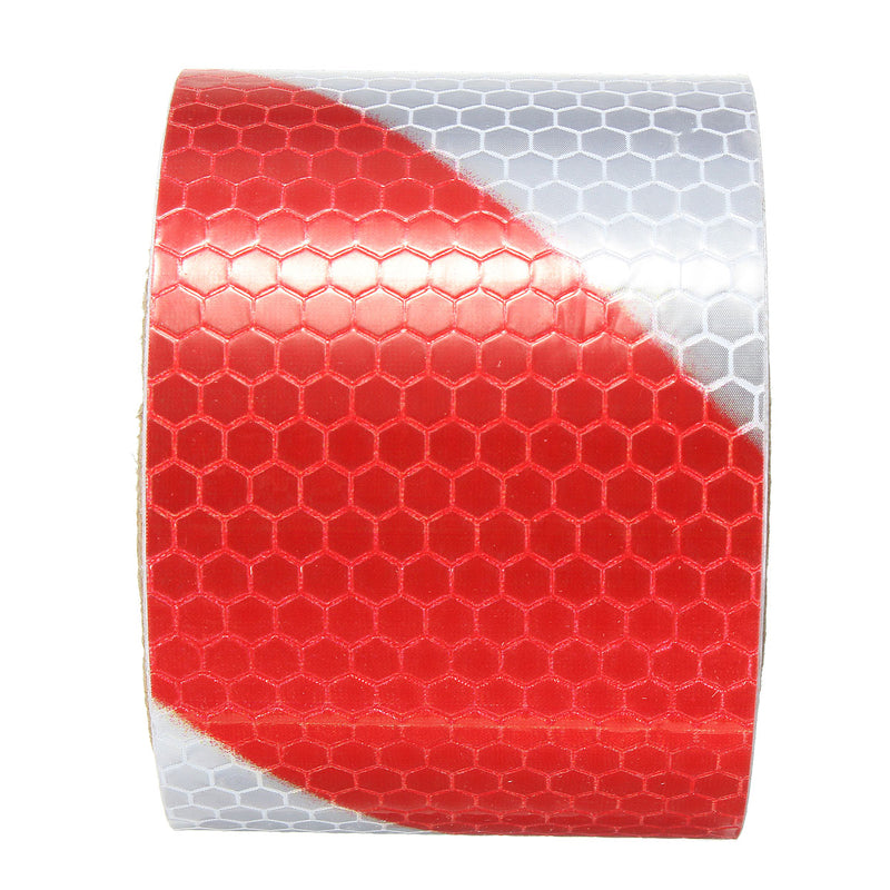 3M Red White Night Safety Reflective Tape Warning Conspicuity Tape Film Sticker