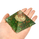 Pyramid Crystal Yoga Energy Gemstone Meditation Healing Stone Home Decorations