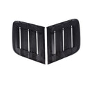 Black Hood Vent Heat Extractors Cover For 2018-2019 Ford Mustang 422083