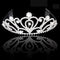 Fashion Wedding Party Bride Crown Rhinestones Headband with Comb Tiara Whit N1N4