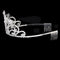 Fashion Wedding Party Bride Crown Rhinestones Headband with Comb Tiara Whit N1N4