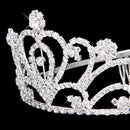 Fashion Wedding Party Bride Crown Rhinestones Headband with Comb Tiara Whit N1N4