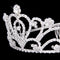 Fashion Wedding Party Bride Crown Rhinestones Headband with Comb Tiara Whit N1N4