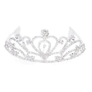 Fashion Wedding Party Bride Crown Rhinestones Headband with Comb Tiara Whit N1N4