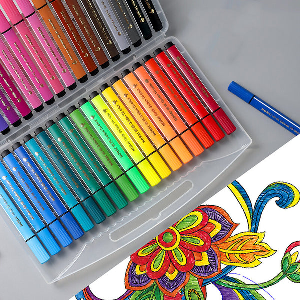 NORA NY-721 12/18/24/36 Colors Triangle-shape Watercolor Pens Graffiti Pen Art Markers Pen Drawing Sketch Colored Pen