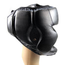 Black Good Headgear Head Guard Training Helmet Kick Boxing Protection Gear F7P3