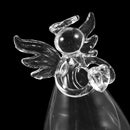 Praying Angel Vases Crystal Transparent Glass Vase Flower Containers HydropoQ1K7