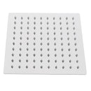 Square 8 Inch Rainfall Shower Head Extension with Shower Arm Hose Kit Overhead