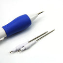 White+Blue Three Sized Embroidery needle Punch Needle Punching Punch Needle D1I6