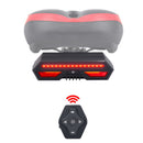 Bicycle Bike Rear Tail Laser LED Indicator Turn Signal Light Wireless Remote Tail Light USB Charging