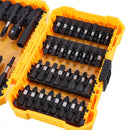 Drillpro 42PCS Screwdriver Bit Set 40PCS Phillips Torx Square Screwdriver Bits Quick Change Extension Rod 3/8 Inch Socket Driver Adapter with Box