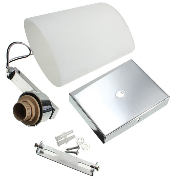 Modern Wall Light E14 Lamp Base Glass Shape Sconce Lighting Corridor Living Room