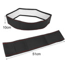 Black Red Line Car With Hand Sewing Steering Wheel Set Car Steering Wheel Covers