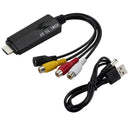 GRWIBEOU HDMI to AV HD Converter 1080P HDMI to RCA Conversion Cable