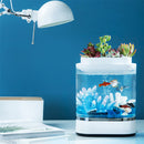Geometry Mini Lazy Fish Tank USB Charging Self-cleaning Aquarium with 7 Colors LED Light from Xiaomi Youpin