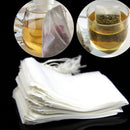New 50Pcs Empty Teabags String Heat Seal Filter Paper Herb Loose Tea Bag Wh A5Z2