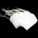 New 50Pcs Empty Teabags String Heat Seal Filter Paper Herb Loose Tea Bag Wh A5Z2