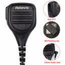 Retevis 2 Pin Remote Speaker Mic for Kenwood Retevis H777 RT3/RT8 TYT Baofeng UV-5R 2 Way Radio