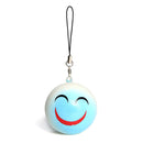 5PCS New Cute Funny Face Simulate Smashed Bean Bun Bread Squishy Toy Stress Reliever Phone Chain