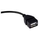 USB (A to mini B) USB Conversion adapter Black