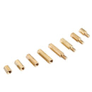 Suleve M2BH2 300Pcs M2 Male-Female Brass Hex Column Standoff Support Spacer Pillar Stainless Steel Screws Nuts for PCB Board