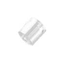 150PCS Cylindrical-shaped Clear Rubber Earring Safety Backs A8G2