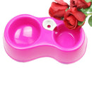 New Pet Dog Puppy Cat Automatic Water Dispenser Drink Food Dish Feeding Bow Y7I9