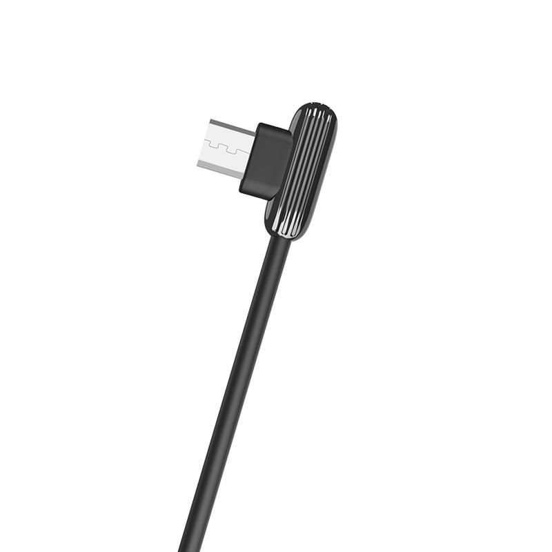 HOCO U60 90 Degree Micro USB Fast Charging Data Cable for Tablet Smartphone 1.2M