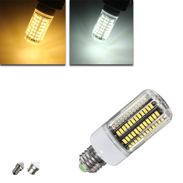 E14 B22 E27 LED Bulb 12W 136  SMD 5733 1500LM LED Cover Corn Light Lamp Bulb AC 220V