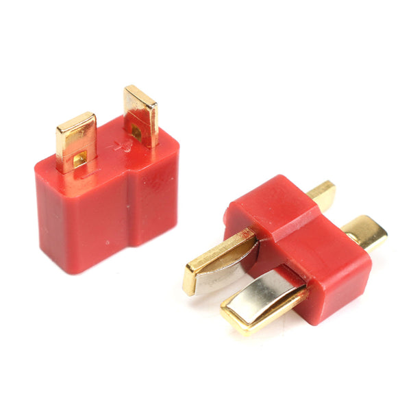 Excellway DC 012 20pcs T Plug Male & Female Connectors Deans Style For RC LiPo Battery