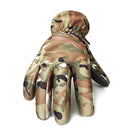 Winter Waterproof Tactical Gloves Camouflage Genuine Leather Warm Sports Ski Gloves