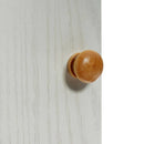 10pcs 25mm Natural Wood Wooden Cabinet Knob Drawer Wardrobe Door Pull Handl L2G7