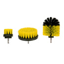 3pcs Drill Scrubber Brush Cleaning Brush Power Full Electric Bristle Bathtub Tile Grout Cleaner