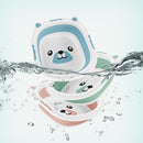 Portable Baby Bathtub Folding Basin Washbasin Collapsible Tourism Children Wash Infant Shower Baby Care Cartoon Bear Green