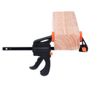 HILDA 4 Inch Wood Working Bar Clamp F Clamp Hand Tool Quick Ratchet Release Speed Squeeze for DIY