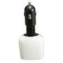 Universal Dual USB Car Charger Adapter LED Screen Mini Bullet 5V 3.4A 12V