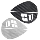 Car Steering Wheel Button Sticker For Mitsubishi ASX Lancer Outlander RVR Pajero Sport