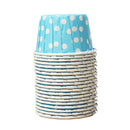 20 Pcs Paper cups for Cupcake muffin cake mold Decoration Point-blue J3Q2