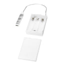 SOLMORE 2PCS Battery Supply 2M SMD5050 RGB Waterproof LED Strip Light with 3 Key Remote Controller