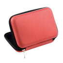 Portable Hard Disk Drive Shockproof Zipper Cover Bag Case 2.5" HDD Bag Red